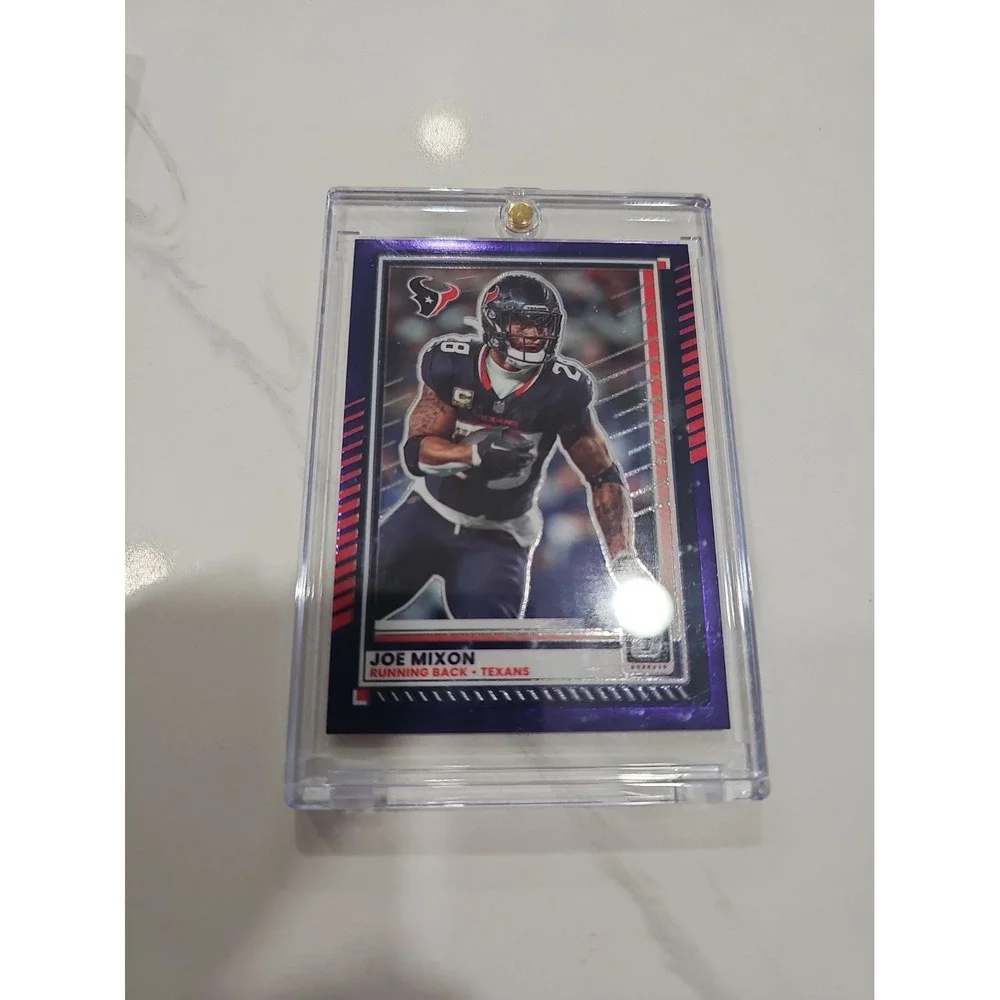 JOE MIXON 2025 DONRUSS PURPLE OPTIC FOOTBALL TEXANS  SP NFL /15